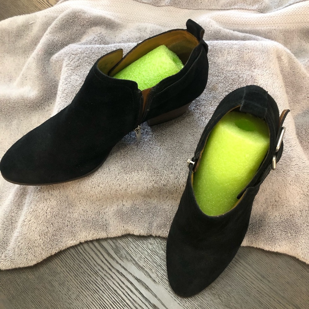 Franco Sarto black suede ankle boots - Picture 13 of 15